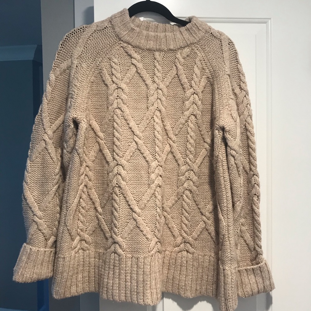 chunky knit sweater